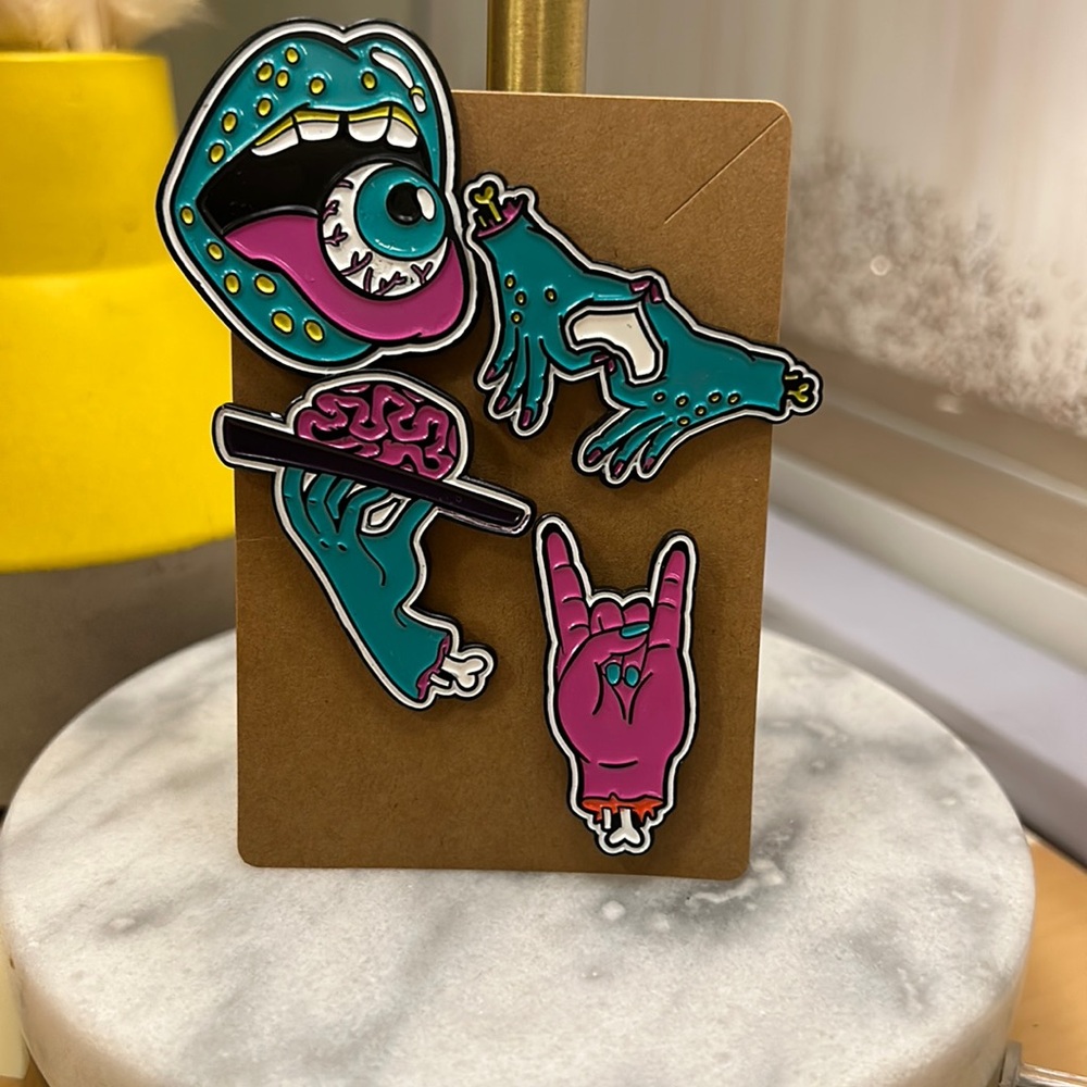 Zombie Pin Set